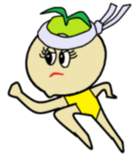 Day-to-day of high school girls radish. sticker #598473