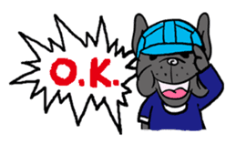 frenchbulldog's young days (English ver) sticker #599340