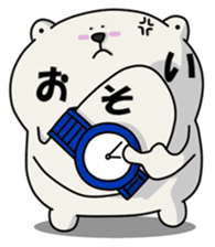 ANJI WHITE BEAR sticker #599501