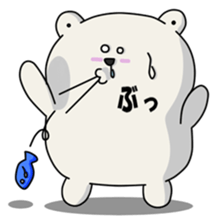 ANJI WHITE BEAR sticker #599506