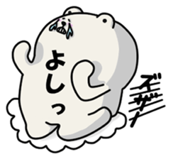 ANJI WHITE BEAR sticker #599513