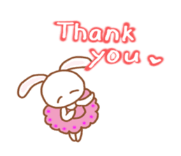Ballerina Rabbit sticker #599567