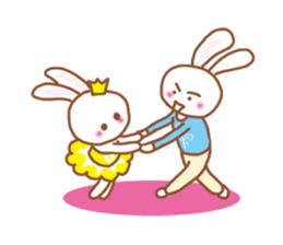 Ballerina Rabbit sticker #599578