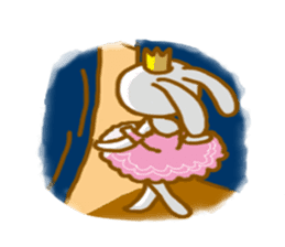 Ballerina Rabbit sticker #599596