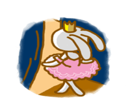 Ballerina Rabbit sticker #599596