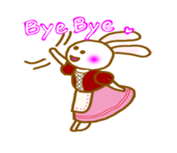 Ballerina Rabbit sticker #599597