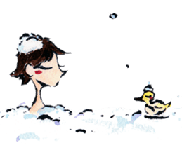 Urara-chan & Lala's Fluffy Everyday sticker #599682