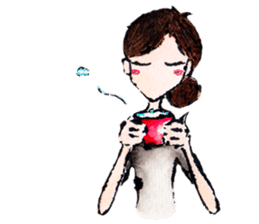 Urara-chan & Lala's Fluffy Everyday sticker #599701