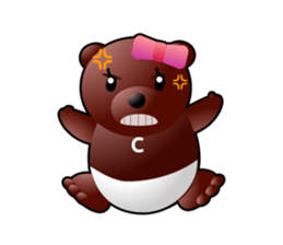 DiaperBear-Girl sticker #600043