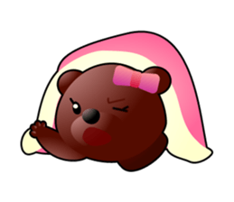 DiaperBear-Girl sticker #600074