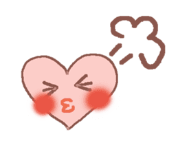 Rabbit Meechan with Heart Miichan sticker #600139