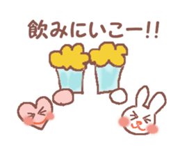 Rabbit Meechan with Heart Miichan sticker #600155