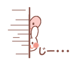 Rabbit Meechan with Heart Miichan sticker #600160