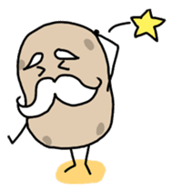 Potatoes grampa English version sticker #600433