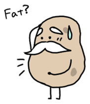 Potatoes grampa English version sticker #600457