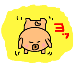 Round dog sticker #600714