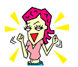 Lady LUCA sticker #601002