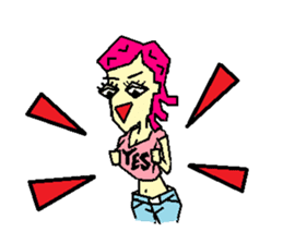 Lady LUCA sticker #601003