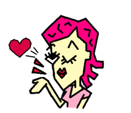 Lady LUCA sticker #601005