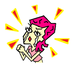 Lady LUCA sticker #601011