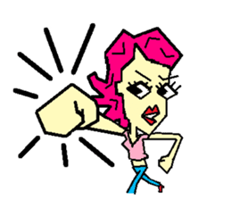 Lady LUCA sticker #601023