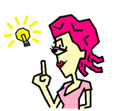 Lady LUCA sticker #601030