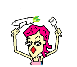 Lady LUCA sticker #601038