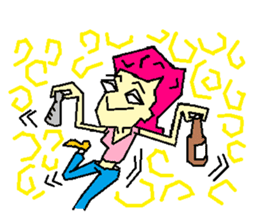 Lady LUCA sticker #601040