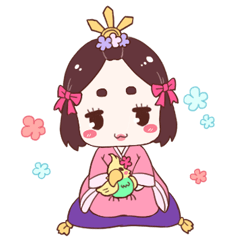 Okame and Parakeet