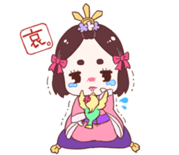 Okame and Parakeet sticker #601396