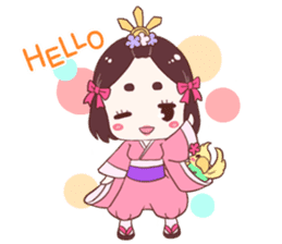 Okame and Parakeet sticker #601401