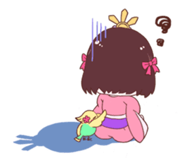 Okame and Parakeet sticker #601404