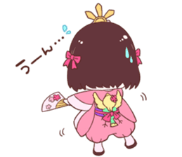 Okame and Parakeet sticker #601406