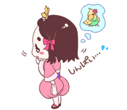 Okame and Parakeet sticker #601407