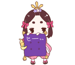 Okame and Parakeet sticker #601411