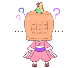 Okame and Parakeet sticker #601413