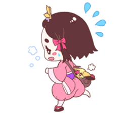 Okame and Parakeet sticker #601421