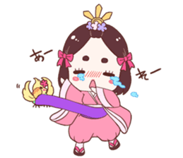 Okame and Parakeet sticker #601422