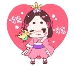 Okame and Parakeet sticker #601424