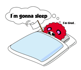 Slash and 3color Afrohear panda(English) sticker #602334