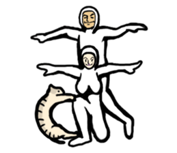 Mojio & Mojiko (big typography) sticker #602544