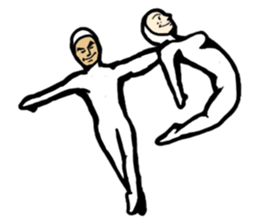 Mojio & Mojiko (big typography) sticker #602549