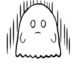 Cutie Ghost's daily life sticker #602556
