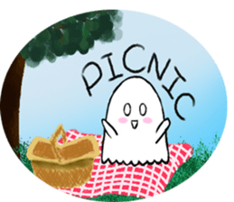 Cutie Ghost's daily life sticker #602573