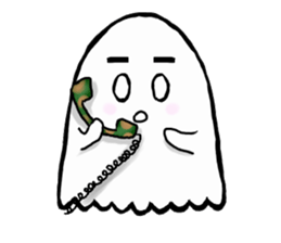 Cutie Ghost's daily life sticker #602591