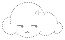 Cloudy Cute sticker #602675