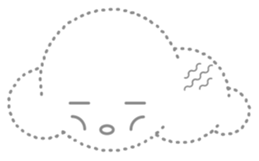 Cloudy Cute sticker #602686