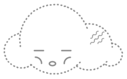 Cloudy Cute sticker #602686