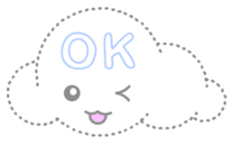 Cloudy Cute sticker #602695
