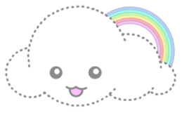 Cloudy Cute sticker #602697
